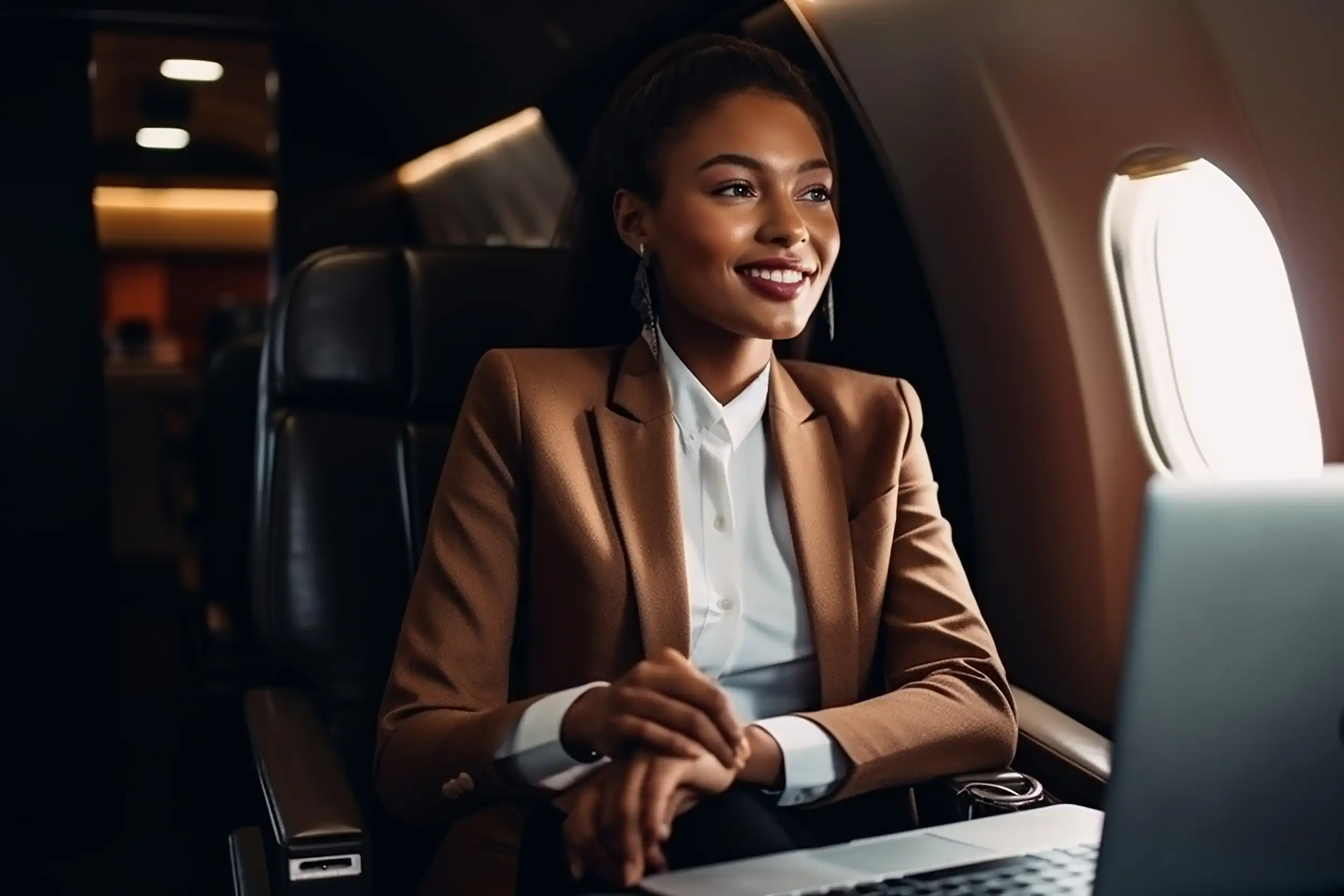Seamless Executive Journey Lady business trip